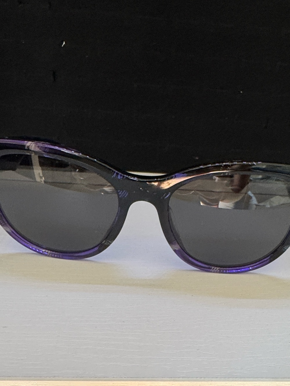 Burberry Purple and Black Sunglasses Used w case - Picture 9 of 10